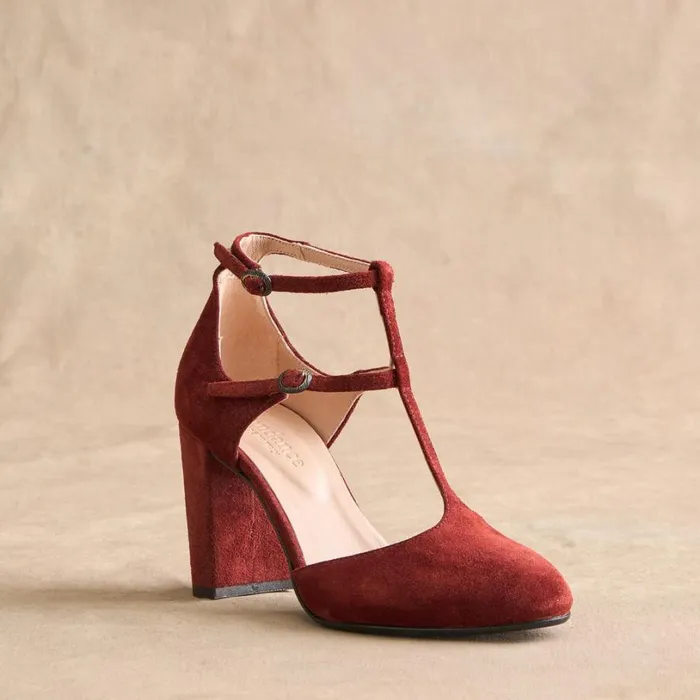 Women Tatiana TStrap Heels Russet Sundance Catalog Shoes Women Tatiana TStrap Heels Russet Sundance Catalog Shoes