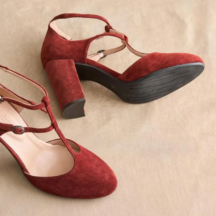 Women Tatiana TStrap Heels Russet Sundance Catalog Shoes Women Tatiana TStrap Heels Russet Sundance Catalog Shoes