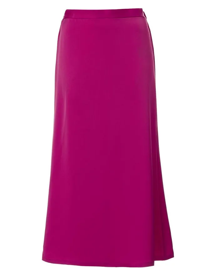 Women Tea Length Adler Satin Skirt Black Buffalo David Bitton Dresses and Jumpsuits