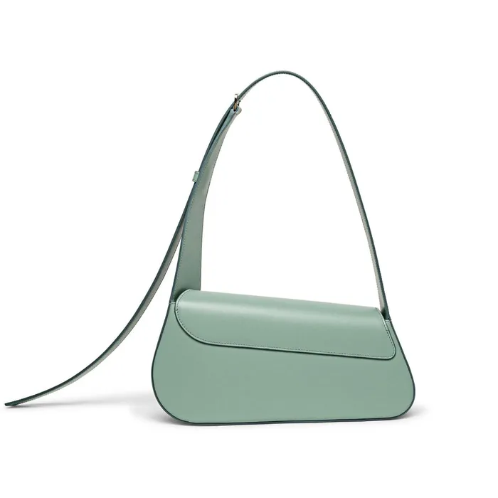Women Teal Leather Thepluto Bag Santoni Bags