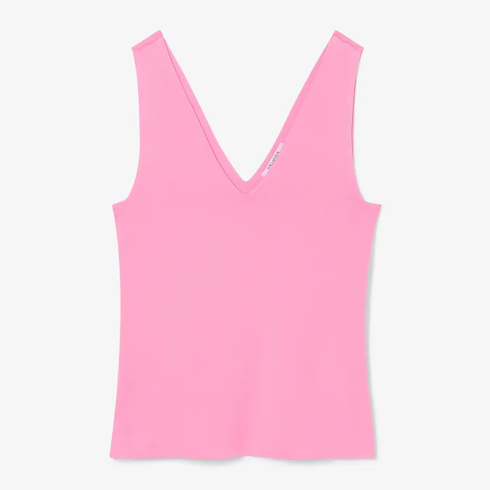 Women The Alecia VNeck Tank 8211 Eco 365Knit Lotus Tops M M LaFleur