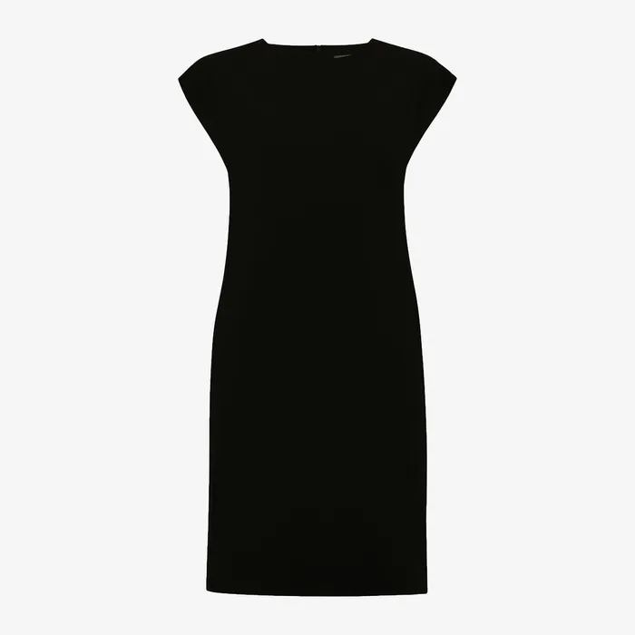 Women The Maaza Travel Dress 8211 OrigamiTech Black Suiting M M LaFleur