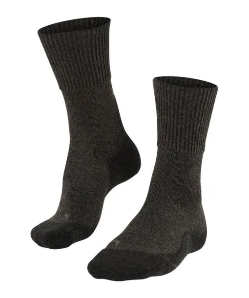 Women TK1 Adventure Wool Women Trekking Socks Smog FALKE Hiking Socks