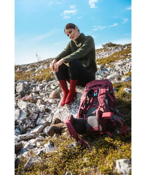 Women TK1 Adventure Wool Women Trekking Socks Smog FALKE Hiking Socks