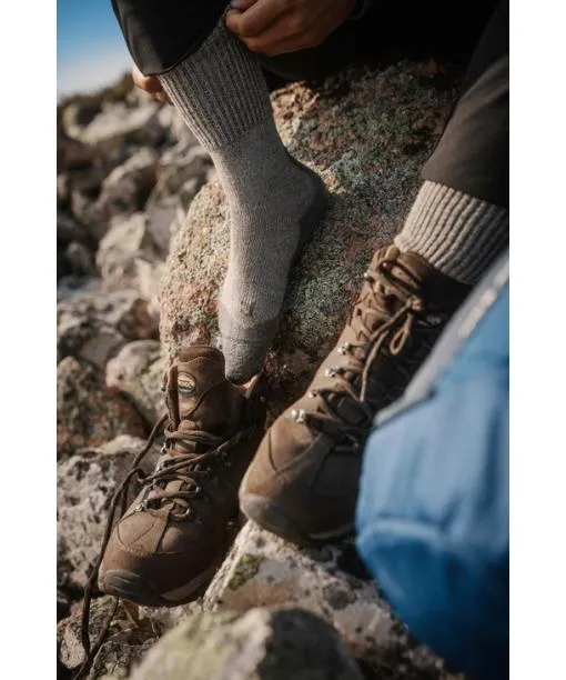 Women TK1 Adventure Wool Women Trekking Socks Smog FALKE Hiking Socks