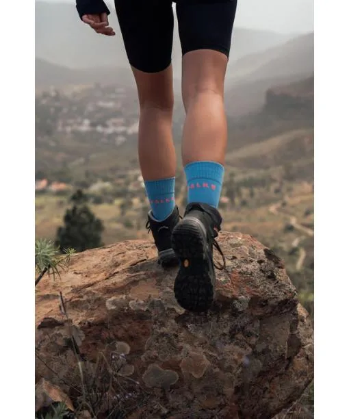 Women TK2 Explore Cool Women Trekking Socks Peacock Blue FALKE Hiking Socks