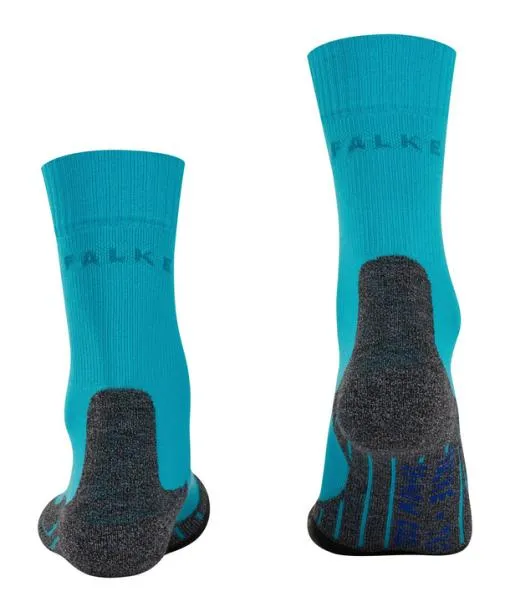 Women TK2 Explore Cool Women Trekking Socks Peacock Blue FALKE Hiking Socks