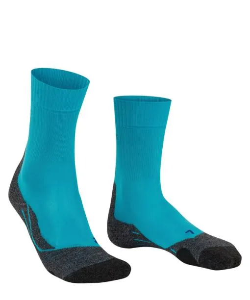 Women TK2 Explore Cool Women Trekking Socks Peacock Blue FALKE Hiking Socks