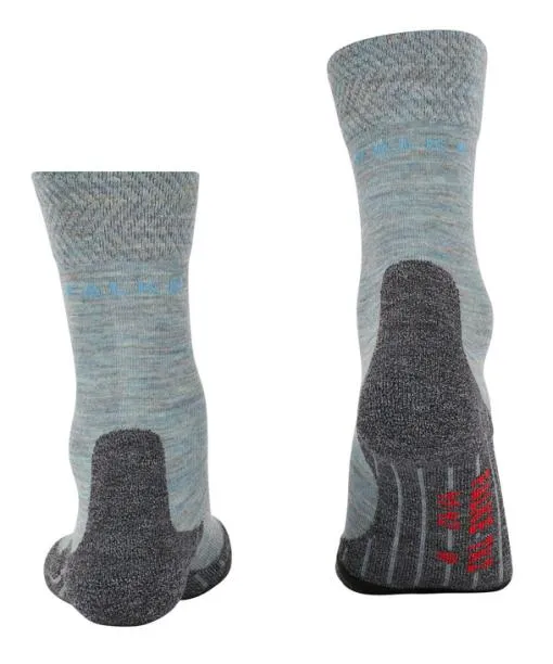 Women TK2 Explore Melange Women Trekking Socks Smoke Blue FALKE Hiking Socks