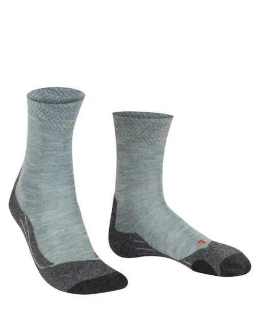 Women TK2 Explore Melange Women Trekking Socks Smoke Blue FALKE Hiking Socks