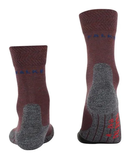 Women TK2 Explore Melange Women Trekking Socks Winetasting FALKE Hiking Socks