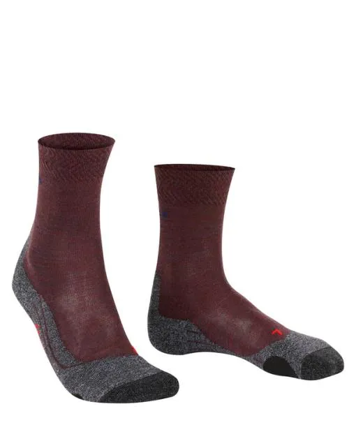 Women TK2 Explore Melange Women Trekking Socks Winetasting FALKE Hiking Socks