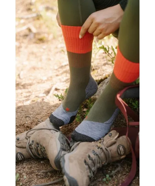 Women TK2 Explore Women Trekking Socks Light Grey FALKE Hiking Socks