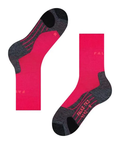Women TK2 Explore Women Trekking Socks Rose FALKE Hiking Socks