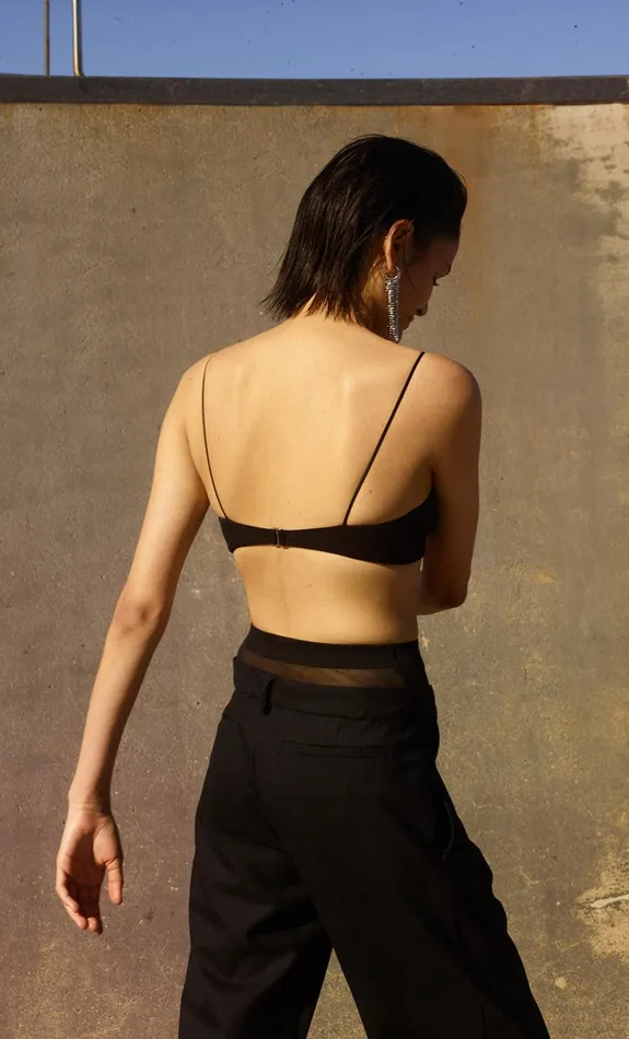 Women Tops Bec Bridge MONTANA BRALETTE Black