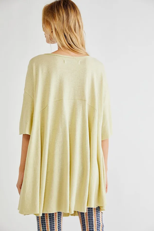 Women Tops Free People Sunni Tunic Fava Bean