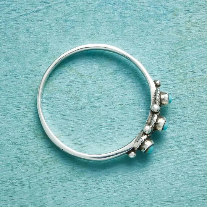 Women Touches Of Turquoise Ring Sundance Catalog Rings Women Touches Of Turquoise Ring Sundance Catalog Rings