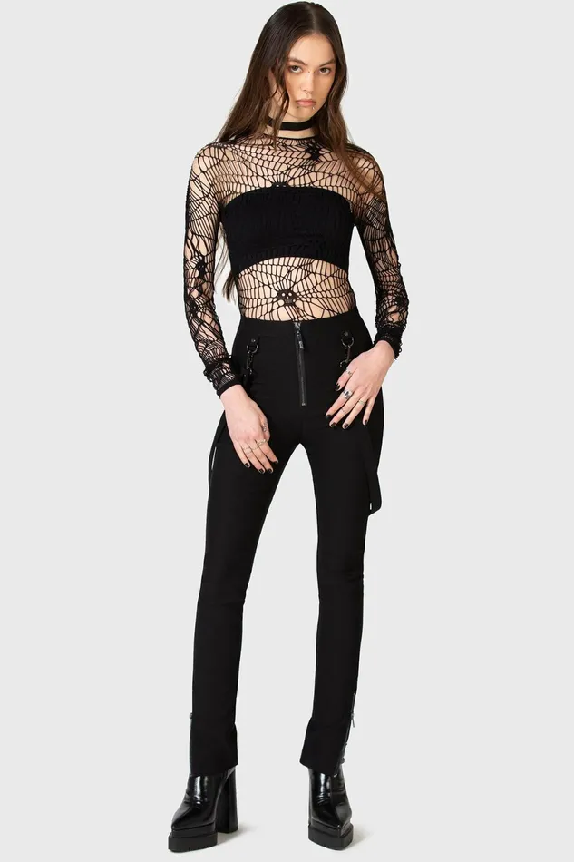 Women Trousers and Jeans Killstar Strange Vanity Trousers