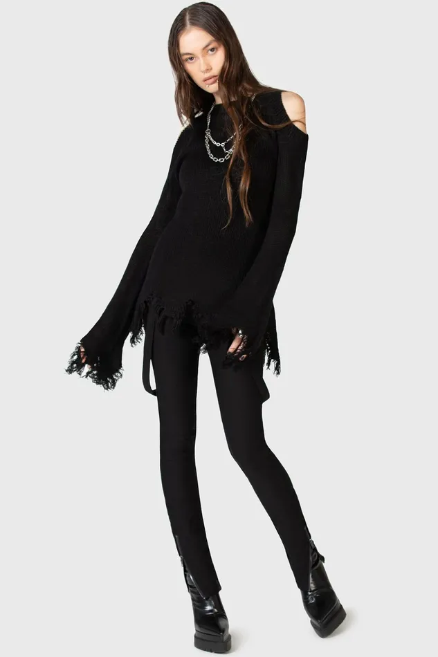 Women Trousers and Jeans Killstar Strange Vanity Trousers