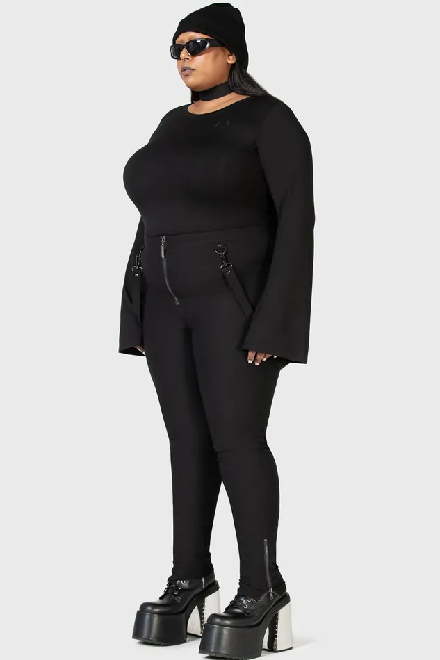 Women Trousers and Jeans Killstar Strange Vanity Trousers