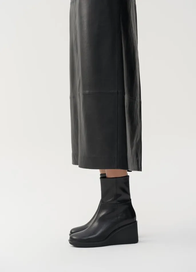 Women Vagabond Boots DEENA BOOTS Black Leather