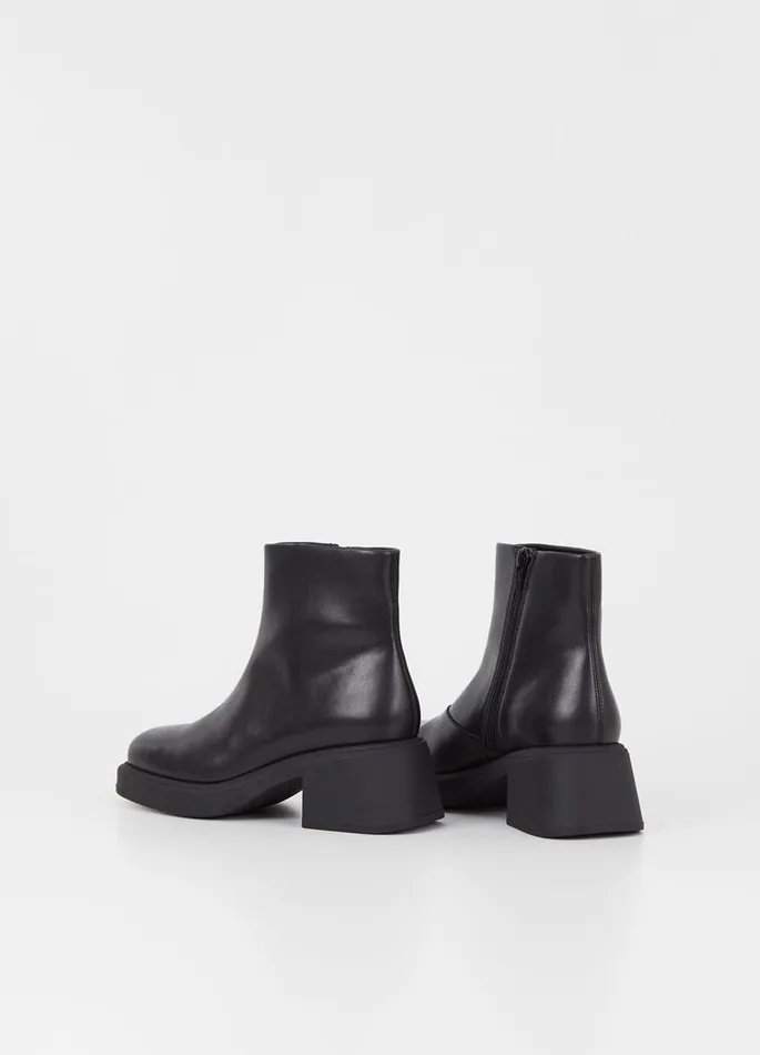 Women Vagabond Boots DORAH BOOTS Black Leather Imitation