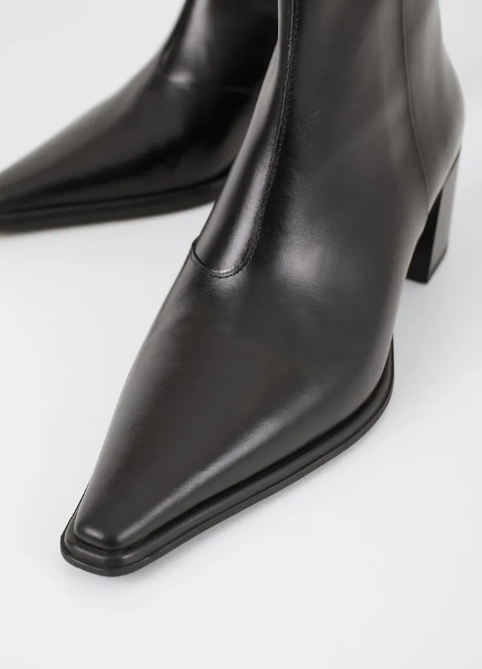 Women Vagabond Boots GISELLE BOOTS Black Leather