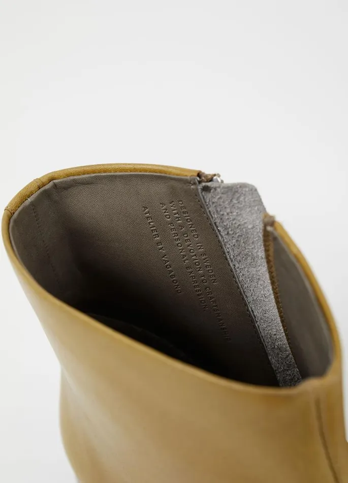 Women Vagabond Boots SAMIRA BOOTS Green Leather