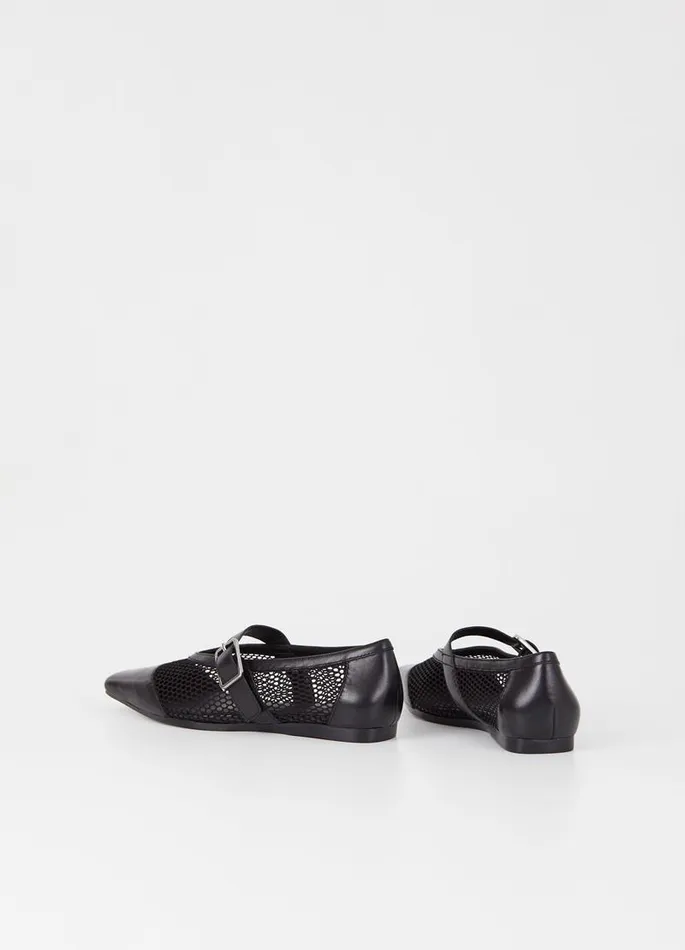 Women Vagabond Mary Janes WIOLETTA SHOES Black Leathermesh