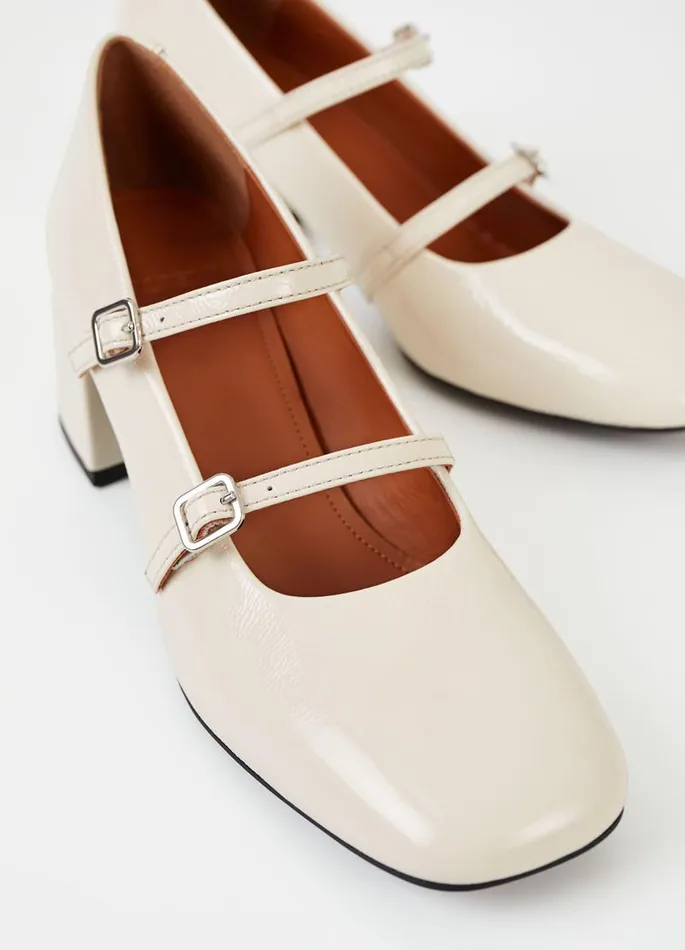 Women Vagabond Pumps ADISON PUMPS Beige Patent Leather