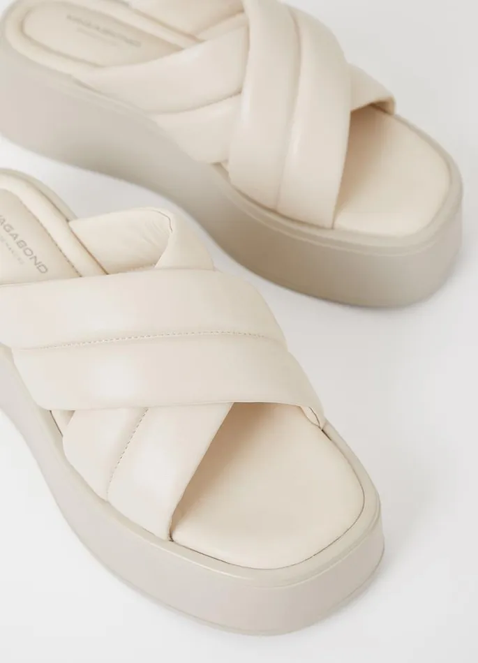 Women Vagabond Sandals COURTNEY SANDALS Offwhite Leather