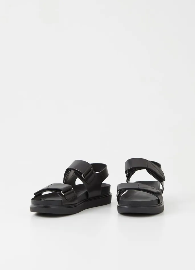 Women Vagabond Sandals ERIN SANDALS Black Leather