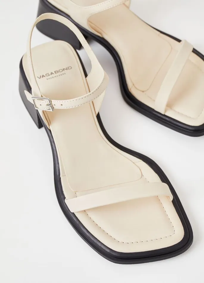 Women Vagabond Sandals INES SANDALS Offwhite Leather