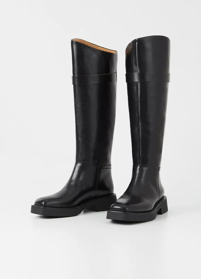 Women Vagabond Tall Boots CARMEN TALL BOOTS Black Leather