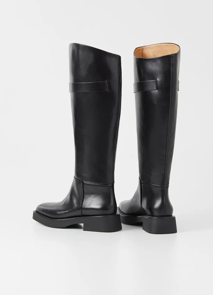 Women Vagabond Tall Boots CARMEN TALL BOOTS Black Leather