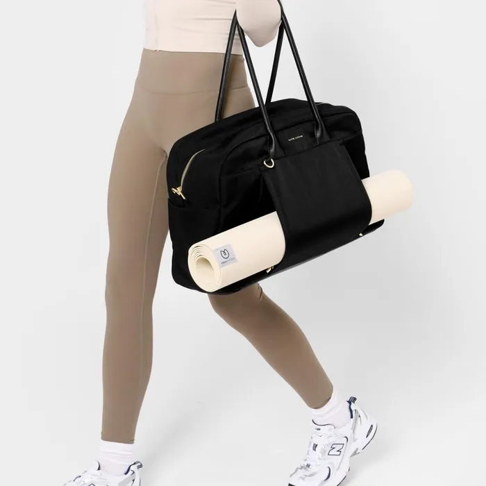 Women Weekend Bags Katie Loxton NylonLuxe Everyday Holdall In Black 8211 Weekend Bag