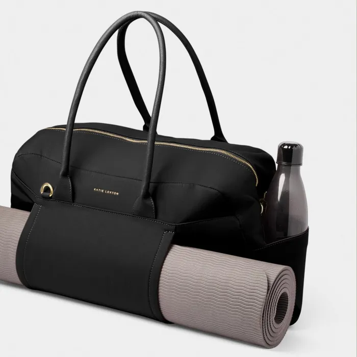 Women Weekend Bags Katie Loxton NylonLuxe Everyday Holdall In Black 8211 Weekend Bag