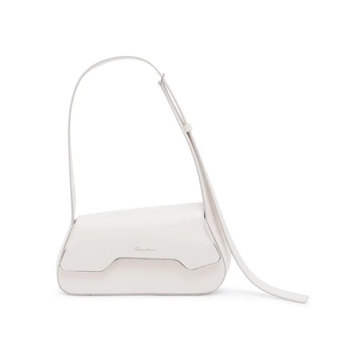 Women White Leather Thepluto Bag Santoni Bags