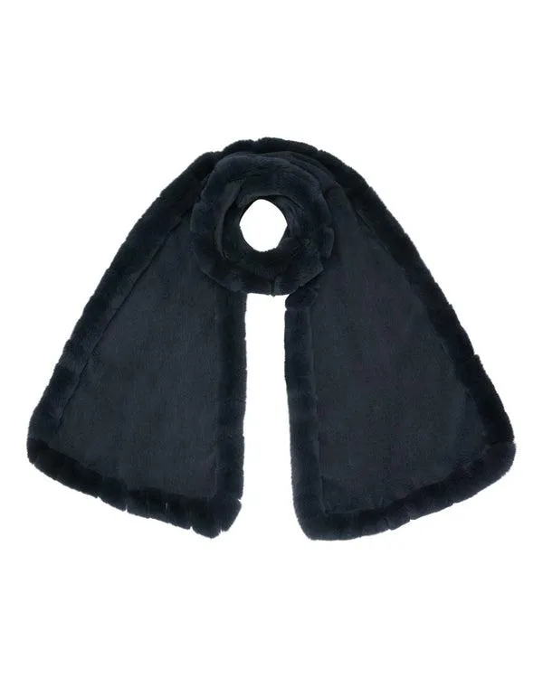 Women Women039s Cashmere Scarf With Fur TrimIn Grigio Blue Grigio Blue NPeal Cashmere Scarves Women Women039s Cashmere Scarf With Fur TrimIn Grigio Blue Grigio Blue NPeal Cashmere Scarves