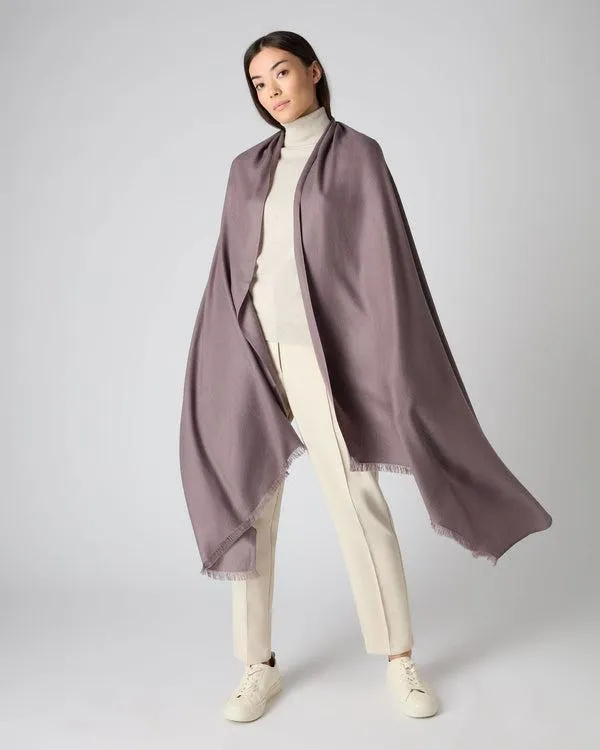 Women Women039s Pashmina Cashmere ShawlIn Grape Purple Grape Purple NPeal Pashminas Wraps and Shawls