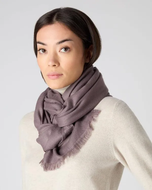 Women Women039s Pashmina Cashmere ShawlIn Grape Purple Grape Purple NPeal Pashminas Wraps and Shawls