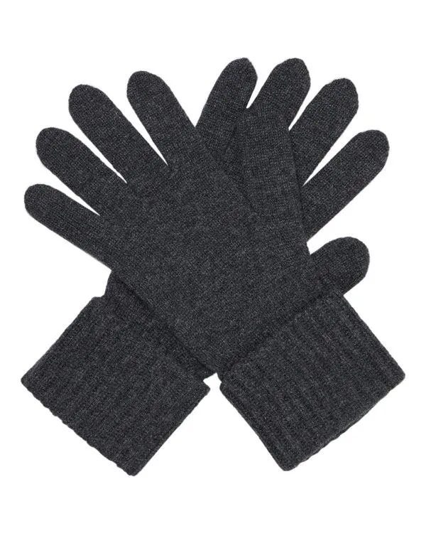 Women Women039s Ribbed Cashmere GlovesIn Dark Charcoal Grey Dark Charcoal Grey NPeal Gloves