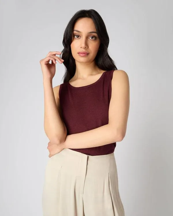 Women Women039s Superfine Cashmere Shell TopIn Burgundy Red Burgundy Red NPeal Tops and Tshirts Women Women039s Superfine Cashmere Shell TopIn Burgundy Red Burgundy Red NPeal Tops and Tshirts