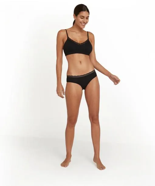 Women Women Slip Daily Lace Black FALKE Panties and Slips