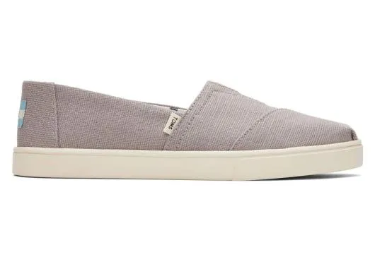 Women WomenAlpargata Cupsole Grey Heritage Canvas Slip On Morning Dove TOMS Alpargatas