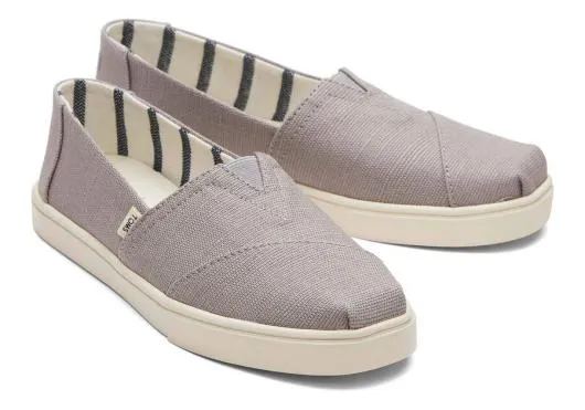 Women WomenAlpargata Cupsole Grey Heritage Canvas Slip On Morning Dove TOMS Alpargatas