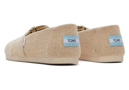 Women WomenAlpargata Natural Heritage Canvas Wide Width Natural Undyed Wide TOMS Alpargatas