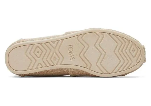 Women WomenAlpargata Natural Heritage Canvas Wide Width Natural Undyed Wide TOMS Alpargatas