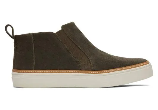 Women WomenBryce Olive Suede Slip On Sneaker Tarmac Olive TOMS Slip Ons