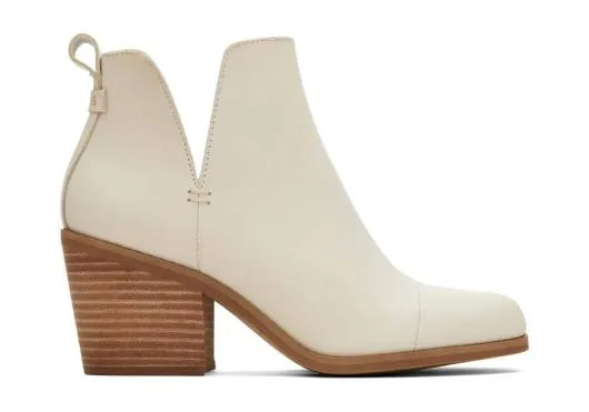 Women WomenEverly Beige Leather Cutout Heeled Boot Beige Leather TOMS Boots and Booties Women WomenEverly Beige Leather Cutout Heeled Boot Beige Leather TOMS Boots and Booties